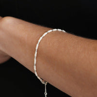 Warrioress Beaded Bracelet - PINK/SILVER