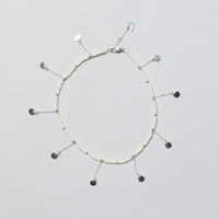 Selina Anklet - OFF WHITE/SILVER