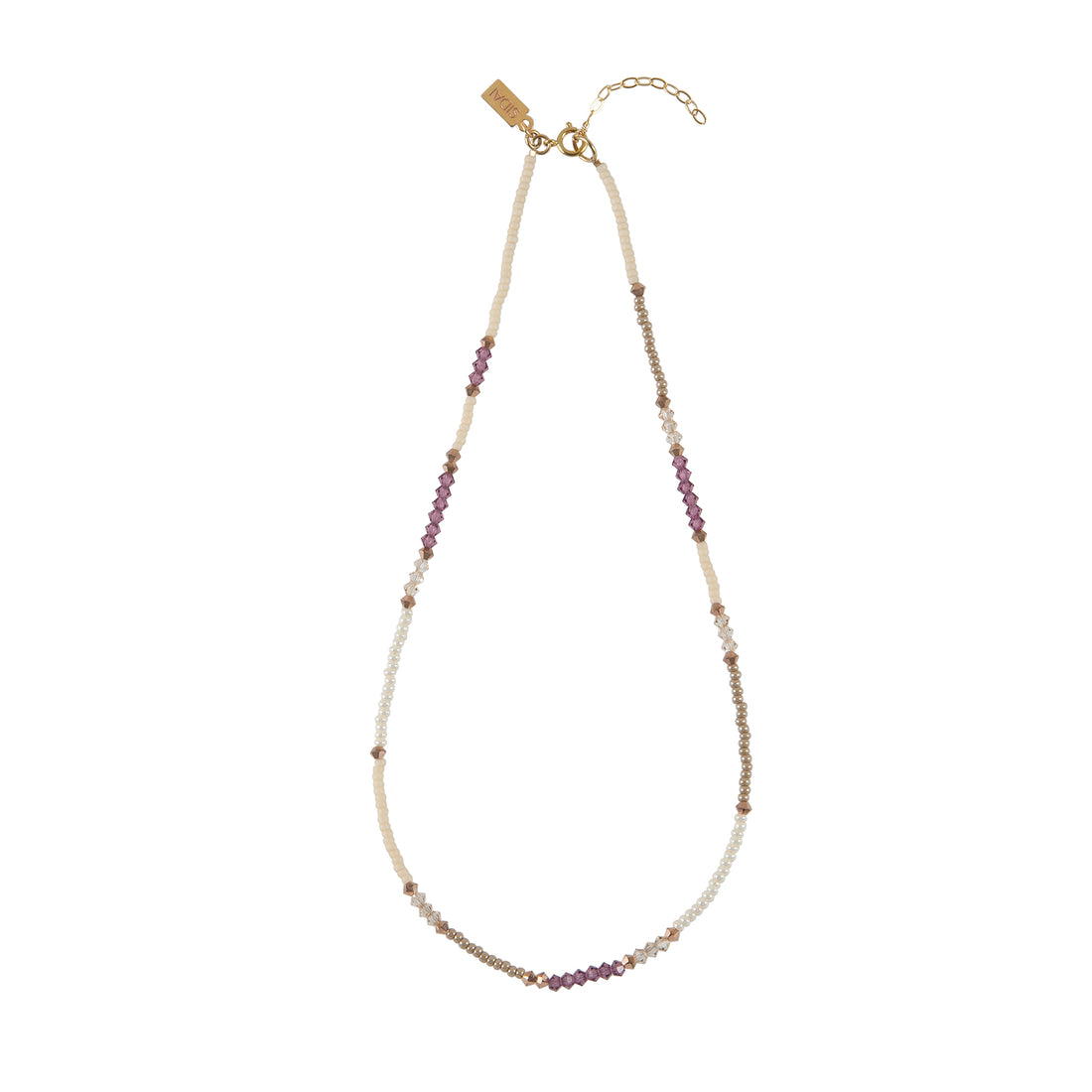 Utulivu Assorted Beaded Necklace - PINK/PEARL/AMETHYST/HONEY