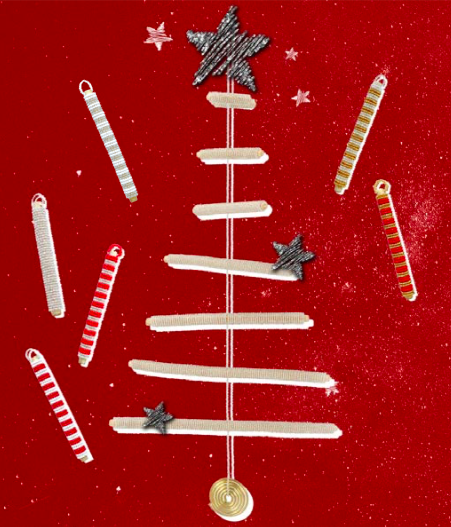 Xmas Tree Mobile - SILVER