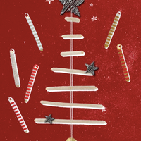 Xmas Tree Mobile - SILVER