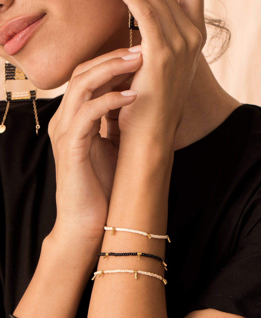 5 Drop Kisongo Bracelet - PINK