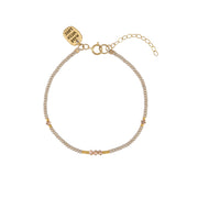 Endito Crystal Bracelet - TAUPE