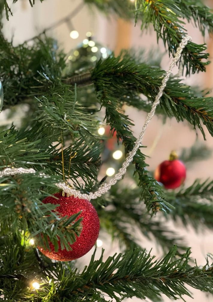 Beaded Garland - SILVER