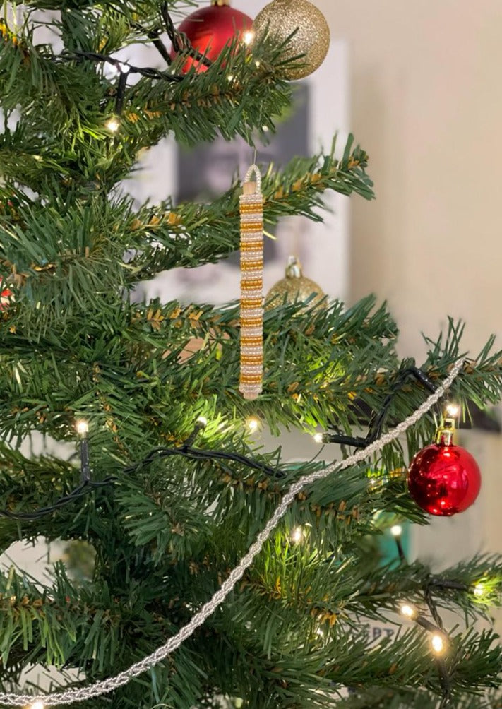 Beaded Garland - SILVER