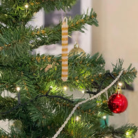 CANDY CANE STICKS (4pcs) - RED