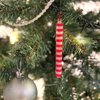 CANDY CANE STICKS (4pcs) - RED