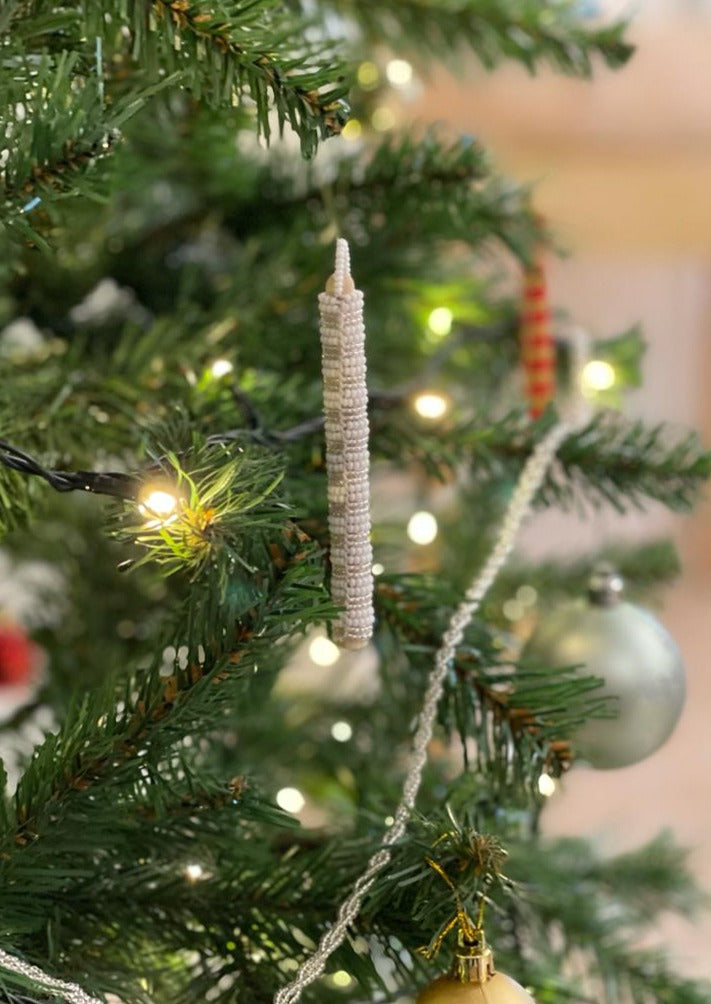 Beaded Garland - SILVER