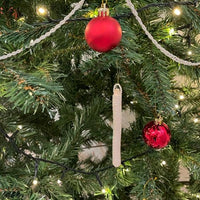 CANDY CANE STICKS (4pcs) - SILVER