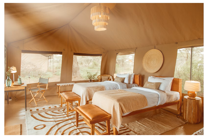 Craftsmanship in the African savannah: Sidai and "In The Wind" mobile safari camp