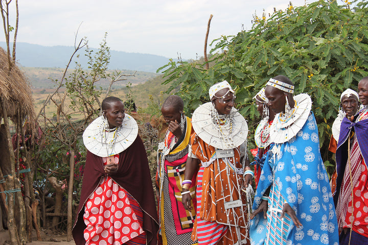 Why is our Maasai beadwork from Tanzania mostly white?