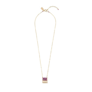 Mini Gemstone Olakira Necklace - RUBY