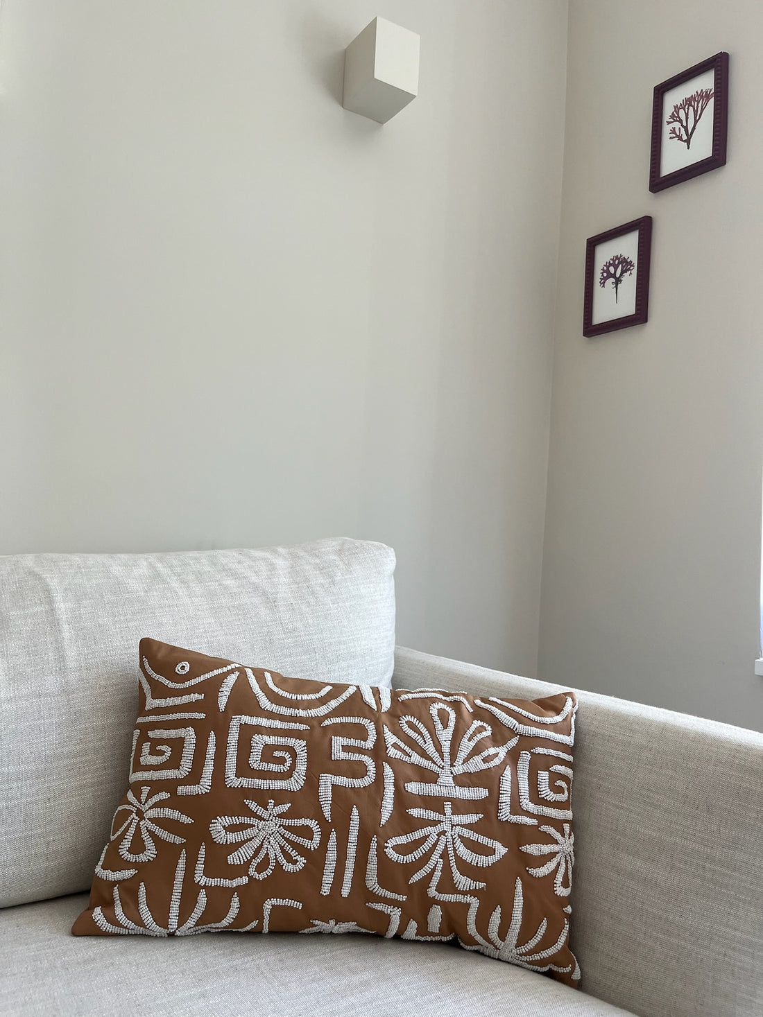 Custom Leather African Textile Pattern