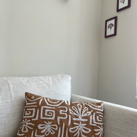 Custom Leather African Textile Pattern