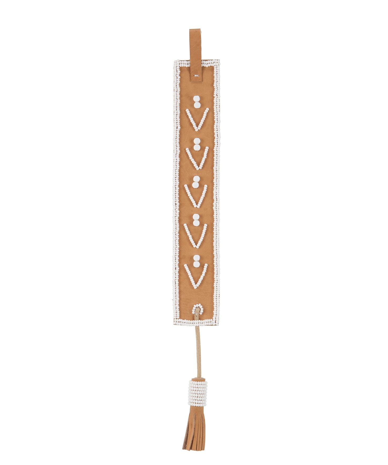 Leather Multi V Bookmark - WHITE – Sidai Designs