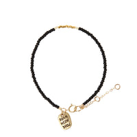 Classic Endito Bracelet & Hoops Set - BLACK/GOLD/CREAM