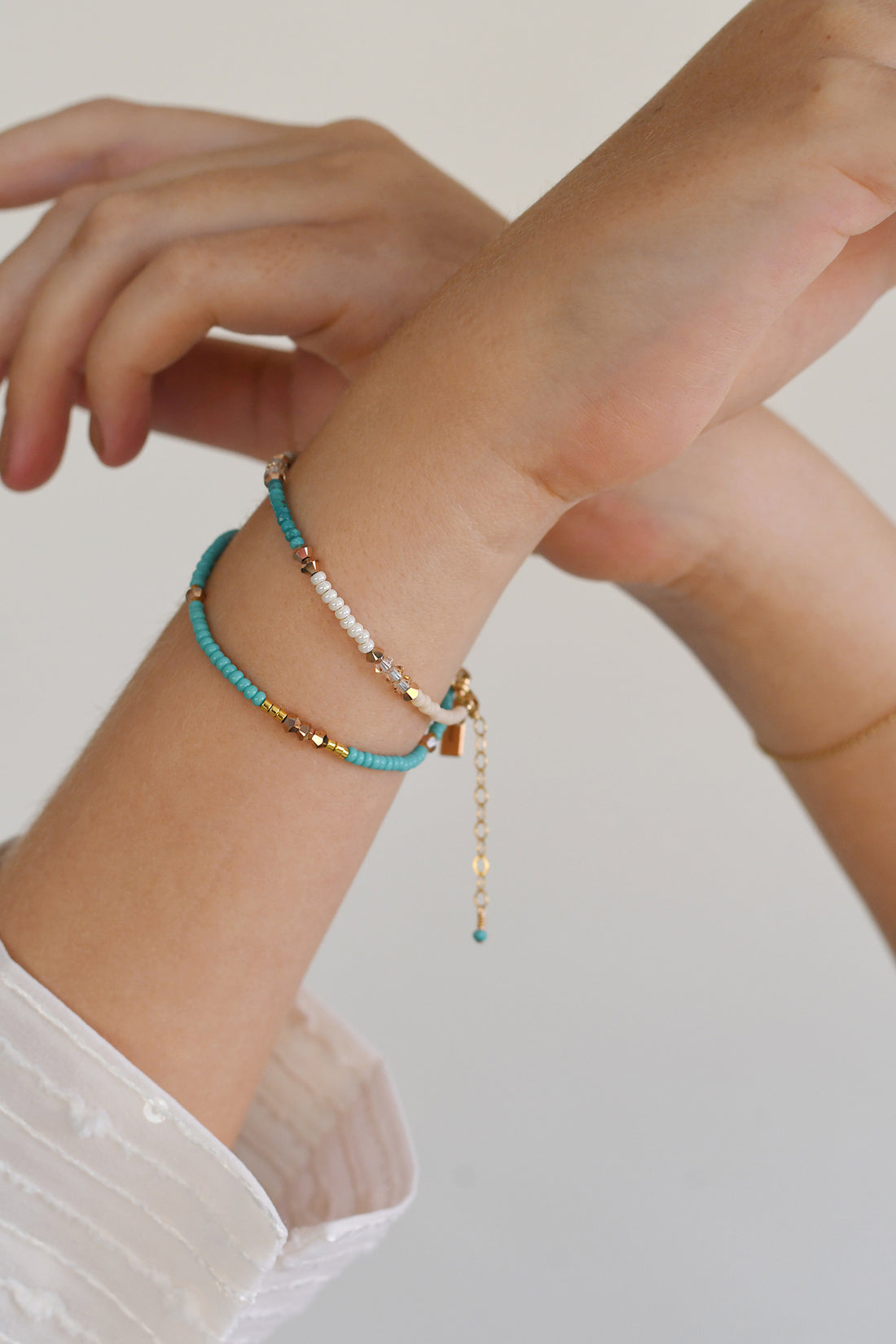 Precious Turquoise Bracelet Set