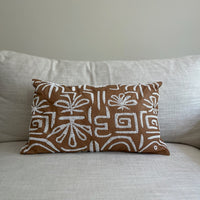 Custom Leather African Textile Pattern