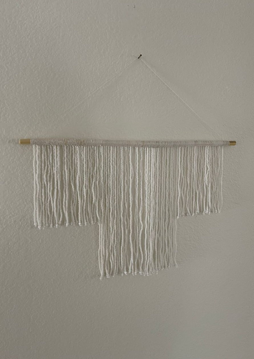 Small Tassel Beaded Wall Hanging