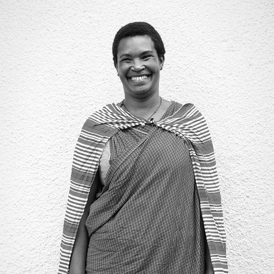 Esther one of Sidai Designs first Maasai Silversmith and production supervisor