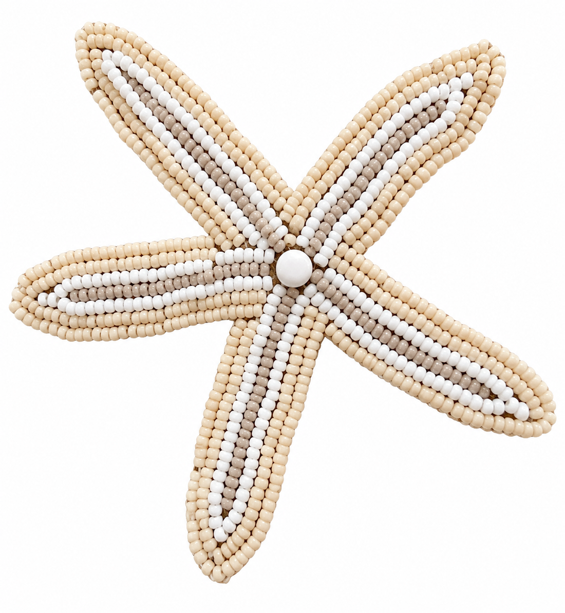 Custom Beaded Star Fish Brooches
