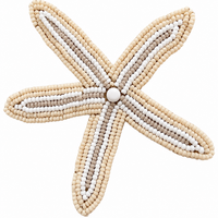Custom Beaded Star Fish Brooches