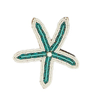 Custom Beaded Star Fish Brooches