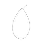 Tanzanite Silver Zebra Necklace - TANZANITE/SILVER