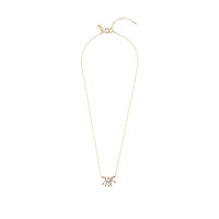 Starburst Tanzanite Chain Necklace With Pearl - LAVENDER TANZANITE/PEARL/GOLD