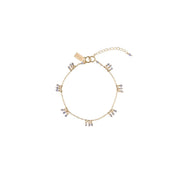 Chain Bracelet With Tanzanite Clusters - TANZANITE/GOLD