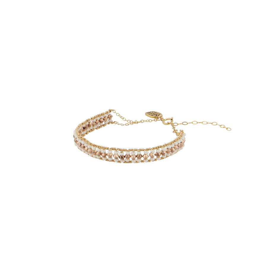 Olakira Woven Bracelet - PEARL