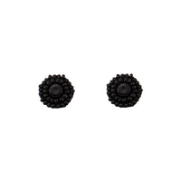 Small Kifungo Earrings - BLACK