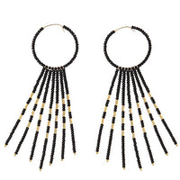 Porcupine Earrings - BLACK/GOLD