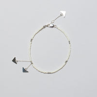Neema Bracelet - OFF WHITE/SILVER